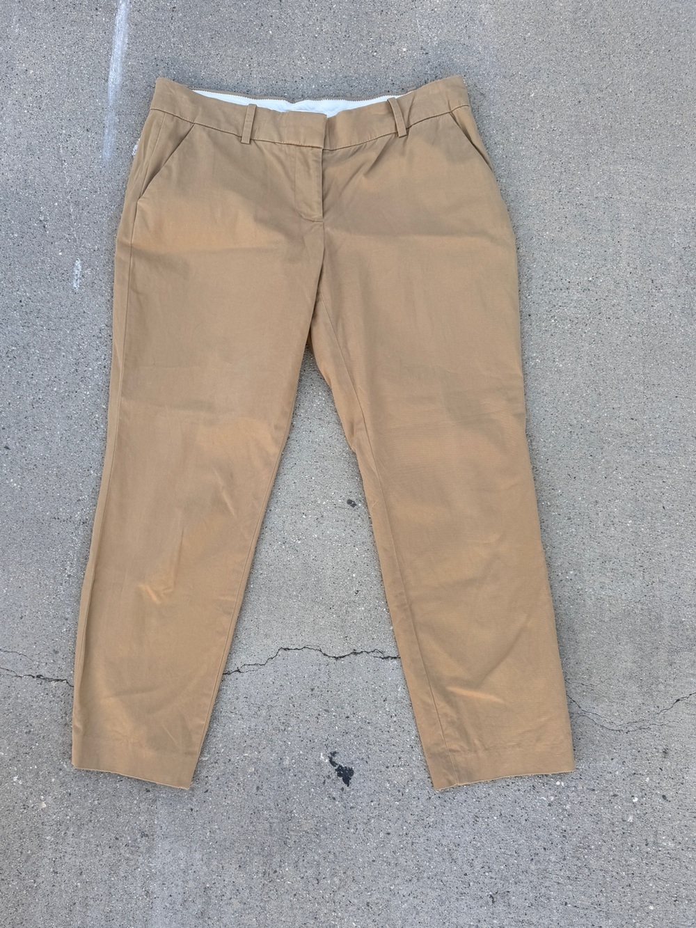 JCrew Classic Preppy Cafe Capri Khaki Pants - Cropped - 6